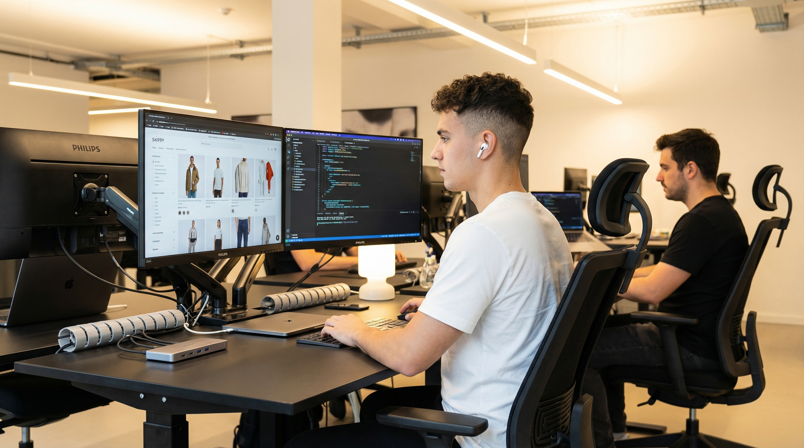 Online Marketing Team bei der Arbeit an E-Commerce Kampagnen